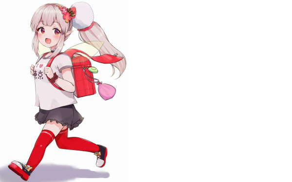 Anime Virtual Youtuber Fairy Elf no Elu HD Wallpaper | Background Image