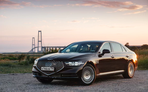 Genesis G90 3.3T HTRAC vehicle Genesis G90 HD Desktop Wallpaper | Background Image