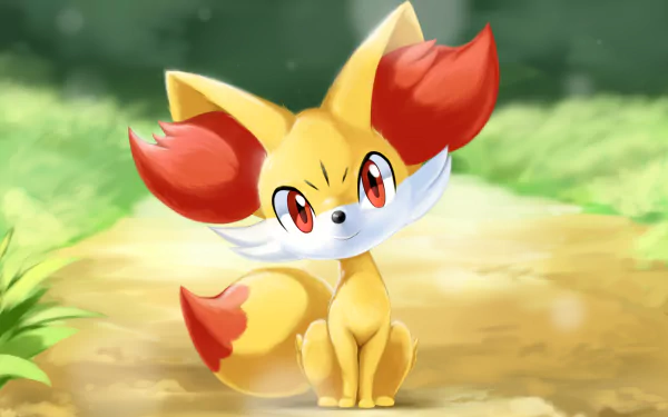 Fennekin (Pokémon) Anime Pokemon HD Desktop Wallpaper | Background Image