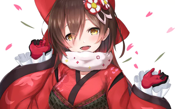 kimono Roboco (Virtual Youtuber) hololive Anime Virtual Youtuber HD Desktop Wallpaper | Background Image