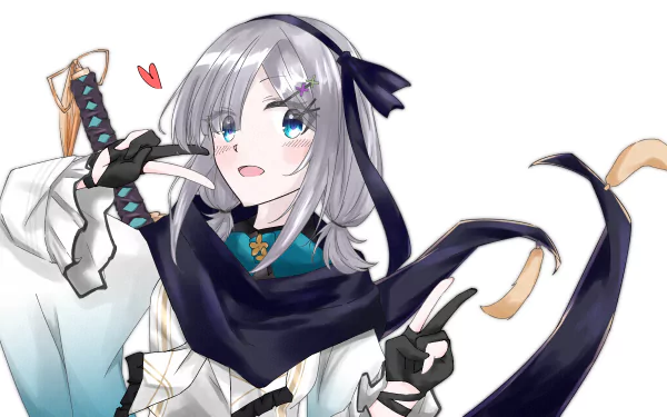 Lupinus Virtual Games VSPO! Kaga Sumire Anime Virtual Youtuber HD Desktop Wallpaper | Background Image