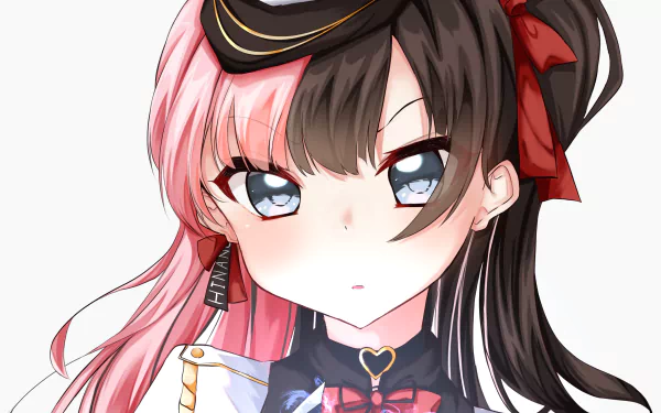 VSPO! Tachibana Hinano Iris Black Games Anime Virtual Youtuber HD Desktop Wallpaper | Background Image