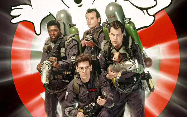 Harold Ramis Ernie Hudson Dan Aykroyd Bill Murray movie Ghostbusters II HD Desktop Wallpaper | Background Image
