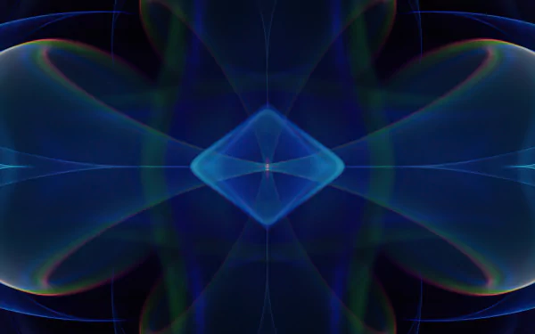 blue Abstract symmetry abstract blue HD Desktop Wallpaper | Background Image