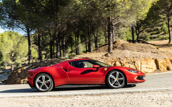 supercar vehicle Ferrari 296 GTB HD Desktop Wallpaper | Background Image