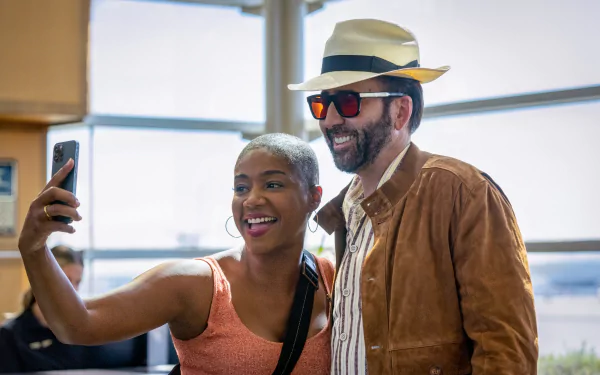 Nicolas Cage movie The Unbearable Weight of Massive Talent HD Desktop Wallpaper | Background Image