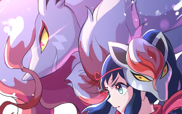 Zoroark (Pokémon) Akari (Pokémon) video game Pokémon Legends: Arceus HD Desktop Wallpaper | Background Image