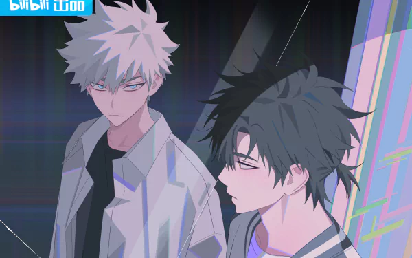 Anime-style 4K Ultra HD wallpaper featuring Lu Guang and Cheng Xiaoshi from Link Click, with vivid colors and detailed character designs for PC desktop backgrounds.