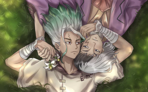 Gen Asagiri Senku Ishigami Anime Dr. Stone HD Desktop Wallpaper | Background Image