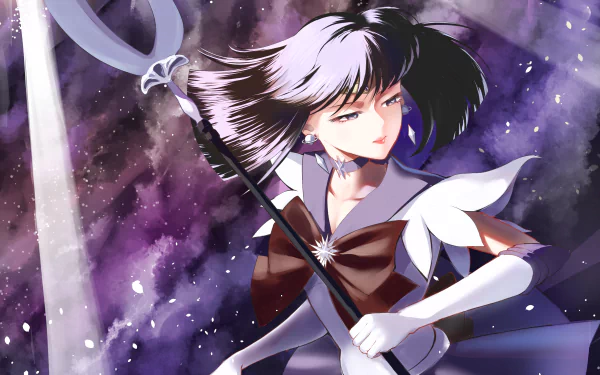 Hotaru Tomoe Sailor Saturn Anime Sailor Moon HD Desktop Wallpaper | Background Image