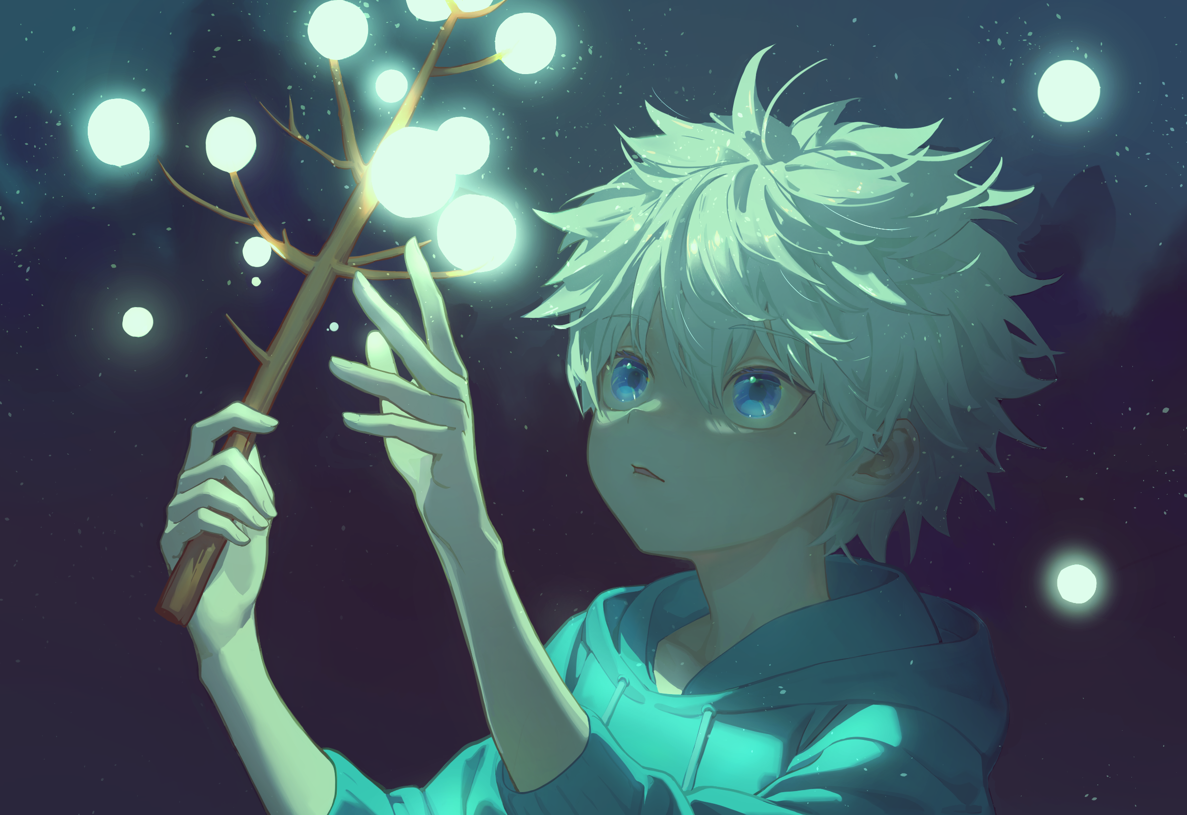 Wallpaper : Hunter x Hunter, Killua Zoldyck, anime 1366x768 -  richardh266198 - 1354095 - HD Wallpapers - WallHere