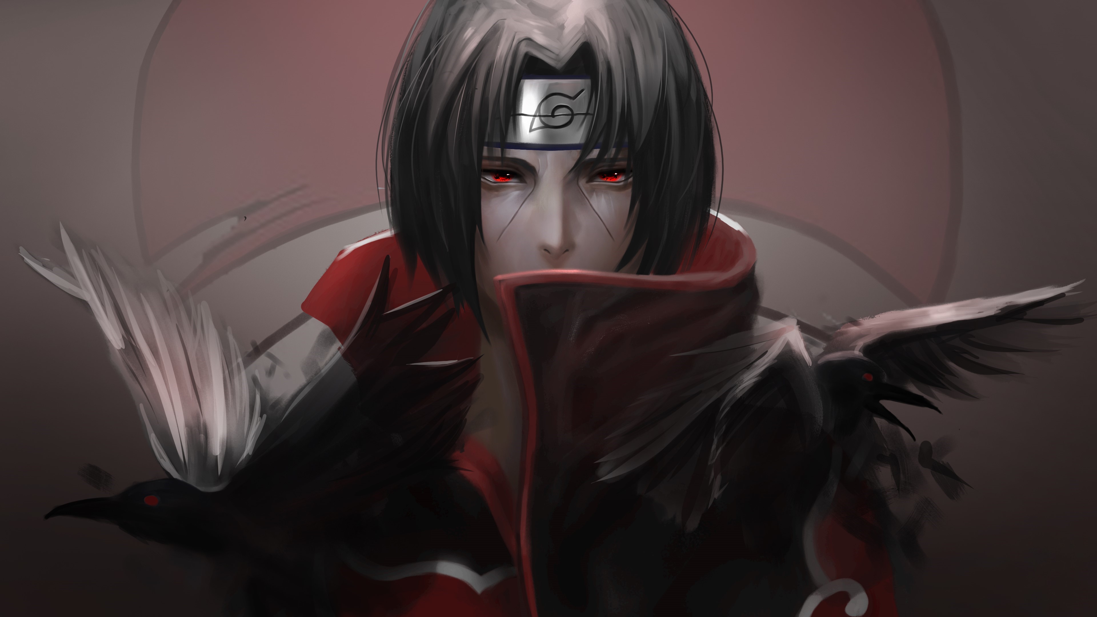 Itachi Uchiha 4K Ultra HD Wallpaper Naruto Anime Art By Shua draws