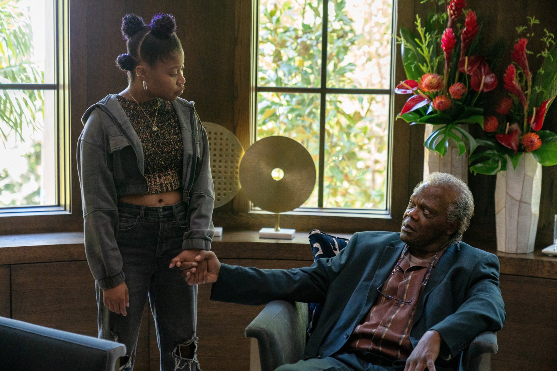 Download Samuel L. Jackson Dominique Fishback TV Show The Last Days Of Ptolemy Grey HD Wallpaper