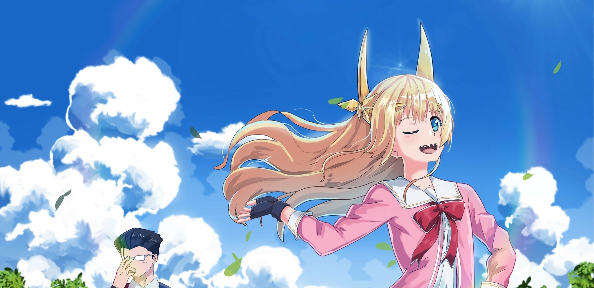 Download Tsukasa Jinguuji Hinata Tachibana Anime Fantasy Bishoujo Juniku Ojisan To 4k Ultra HD Wallpaper