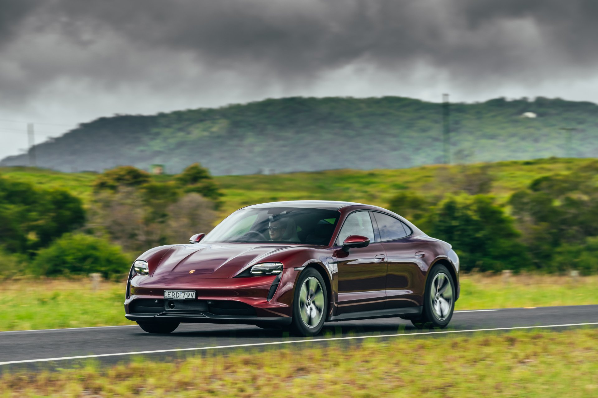 Download Vehicle Porsche Taycan 4k Ultra HD Wallpaper