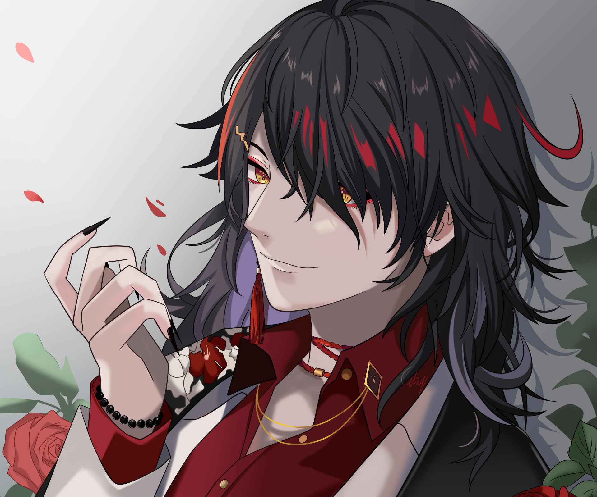 Download Luxiem Nijisanji Vox Akuma Anime Virtual Youtuber 4k Ultra HD Wallpaper