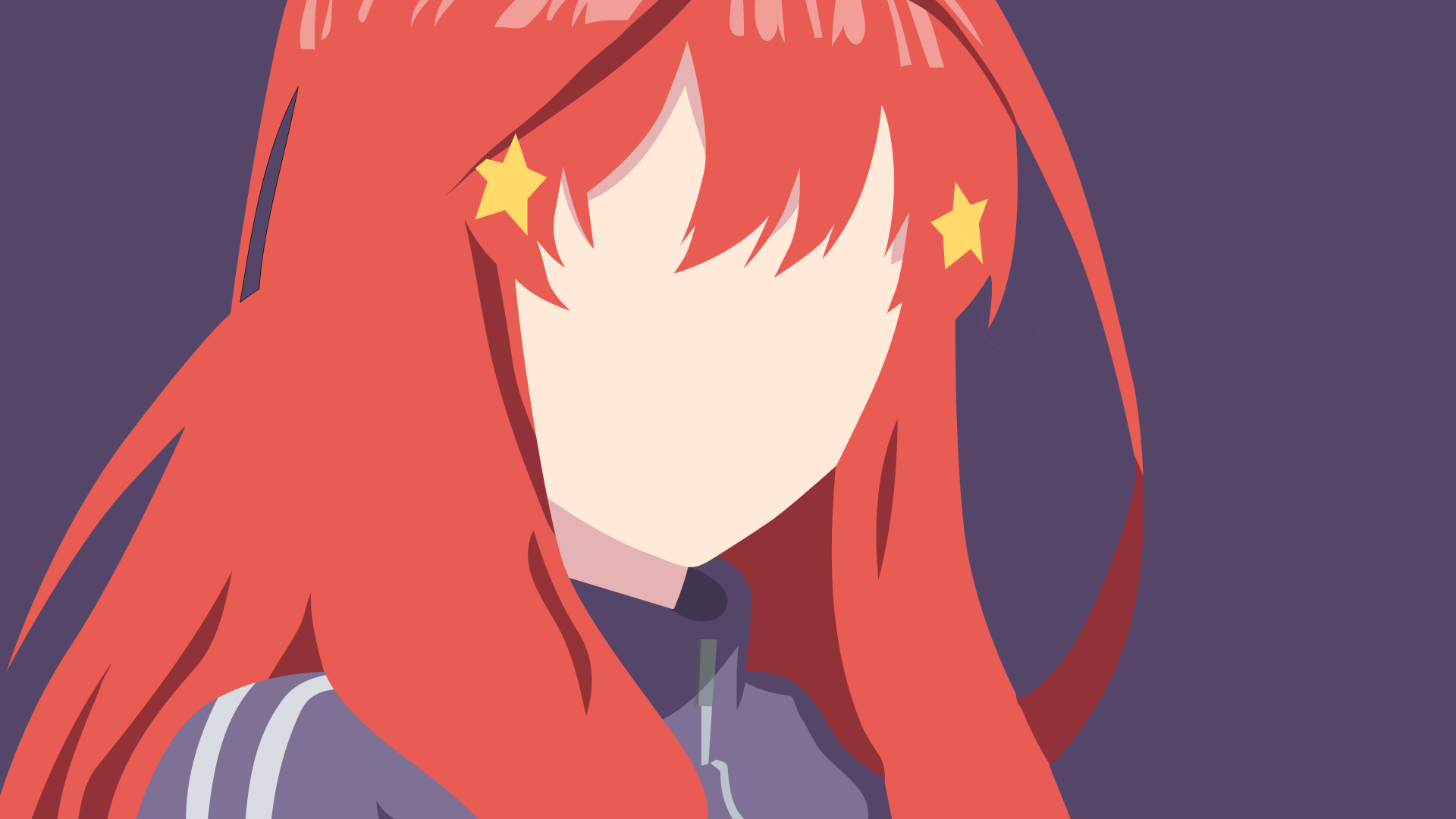 Download Minimalist Itsuki Nakano Anime The Quintessential Quintuplets Minimalist Anime 4k Ultra HD Wallpaper