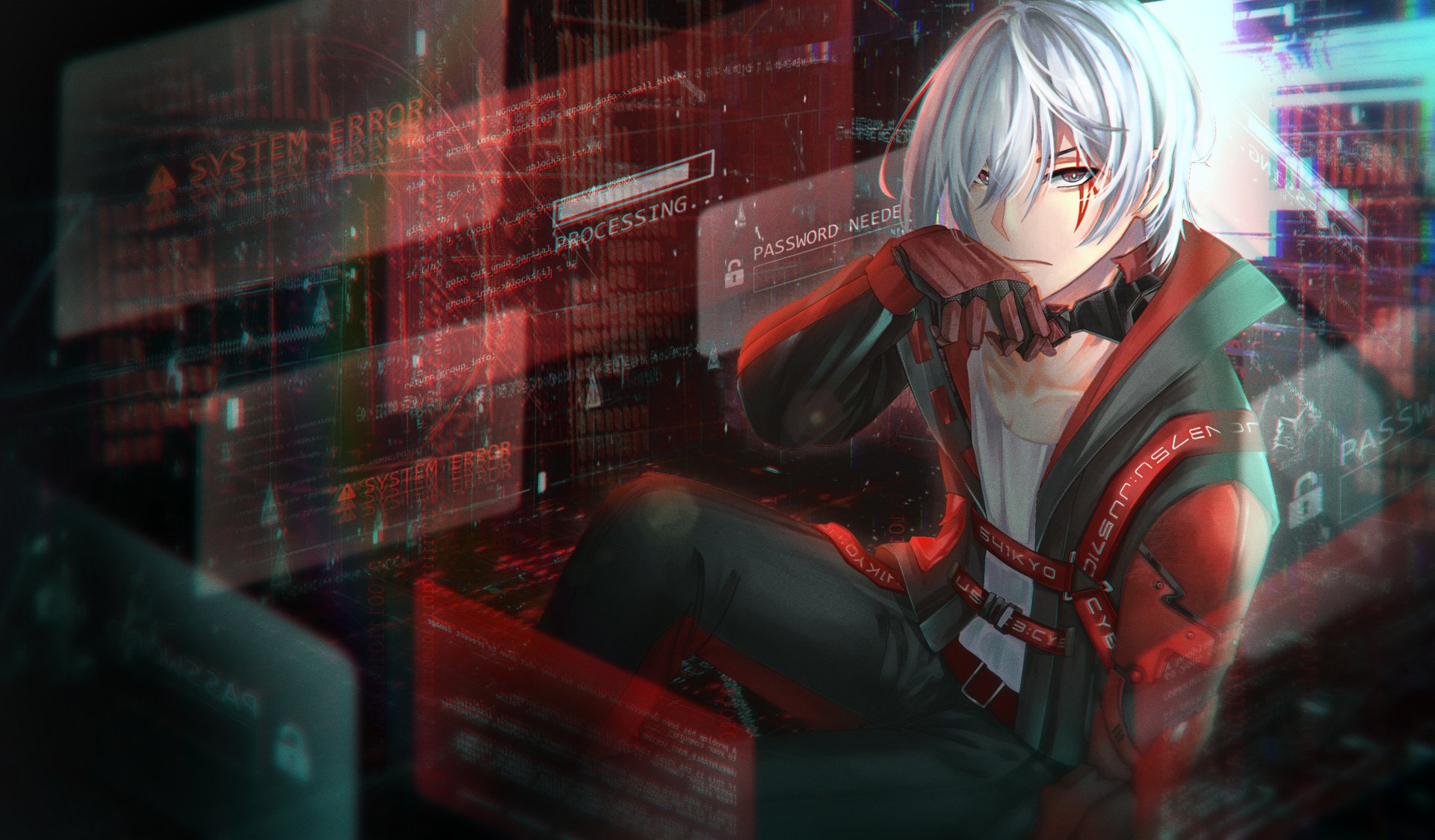 Download Noctyx Nijisanji Fulgur Ovid Anime Virtual Youtuber HD Wallpaper
