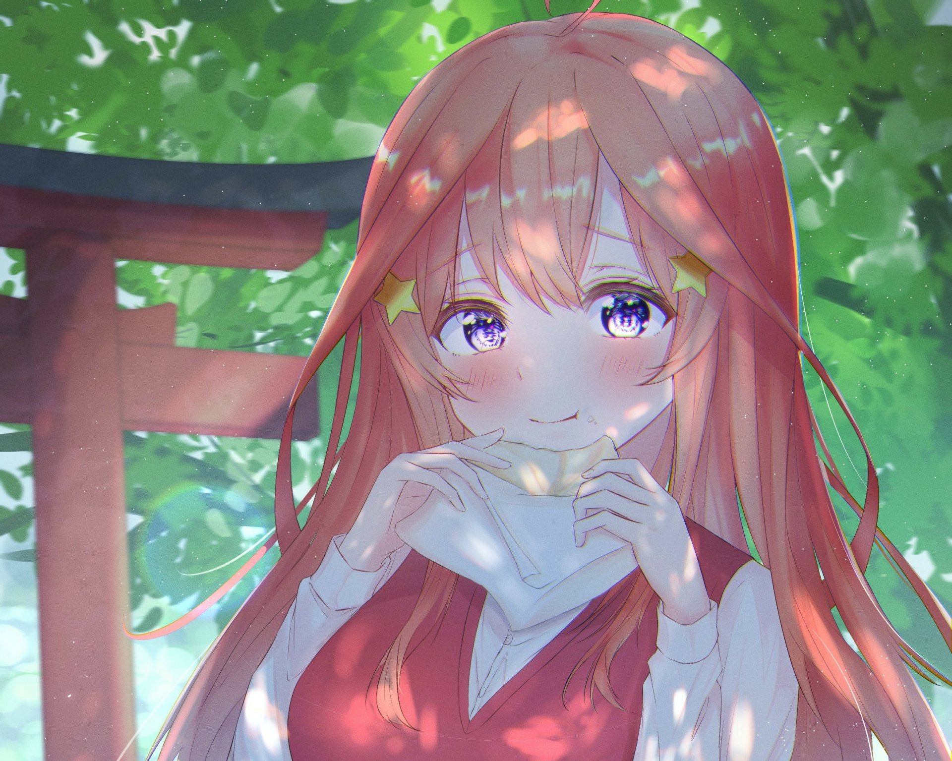 Download Itsuki Nakano Anime The Quintessential Quintuplets HD Wallpaper by Mugi