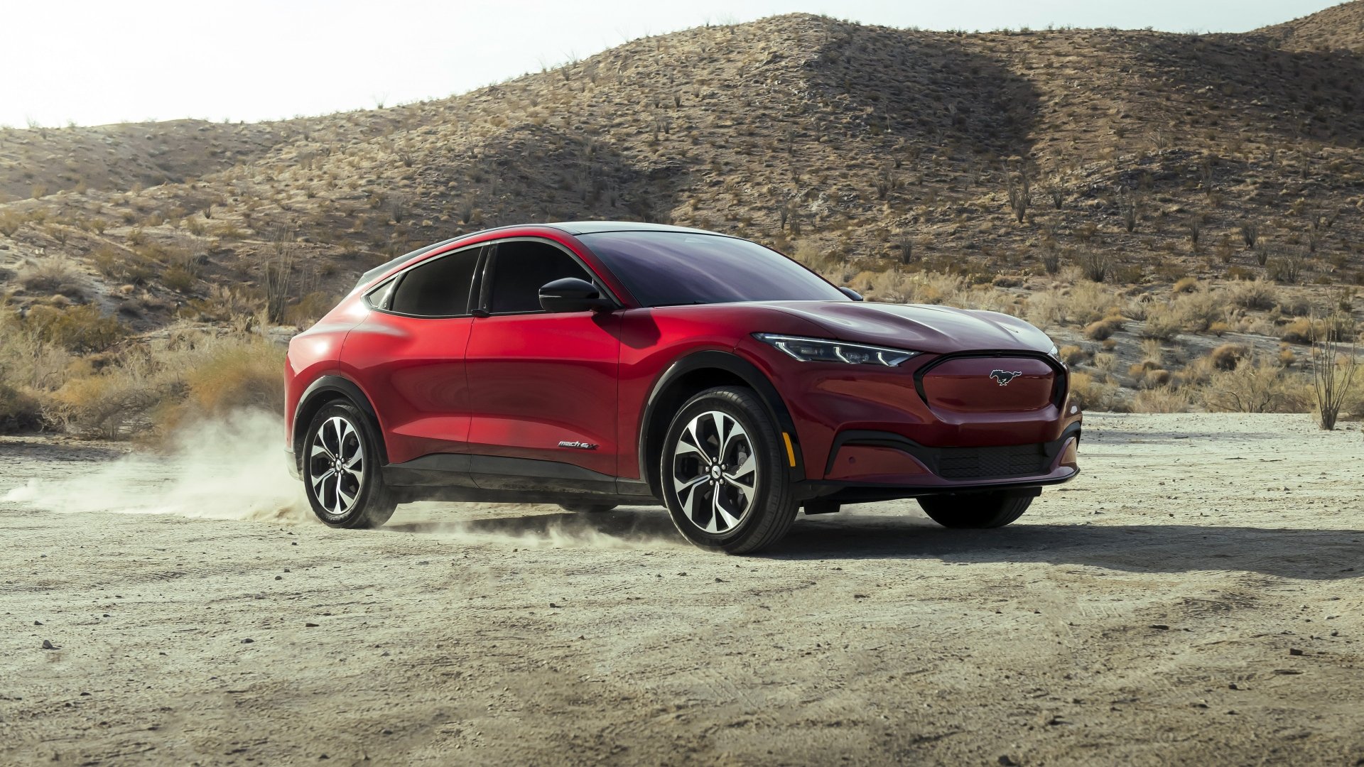 Download Vehicle Ford Mustang Mach-E 4k Ultra HD Wallpaper