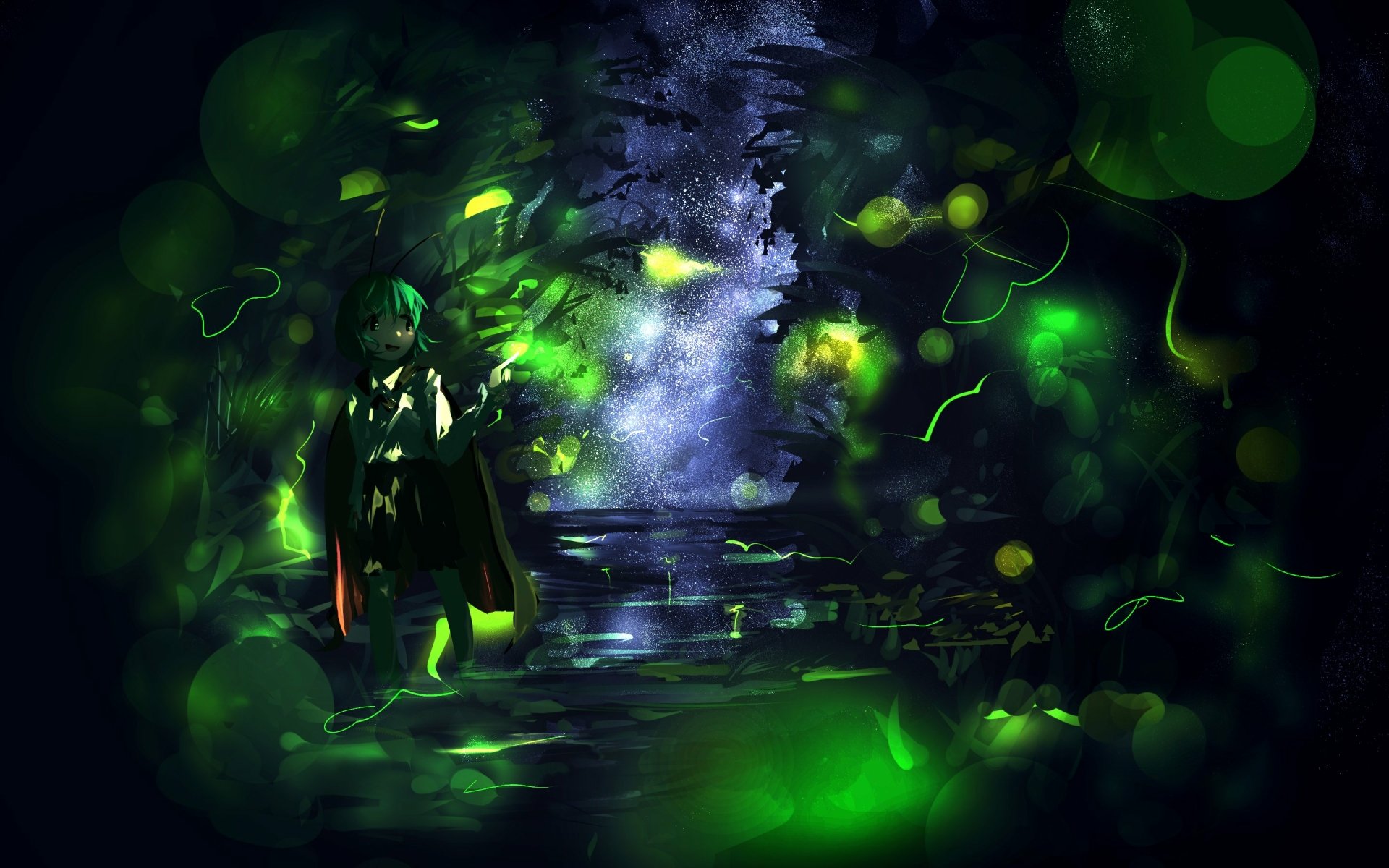 Download Wriggle Nightbug Anime Touhou HD Wallpaper
