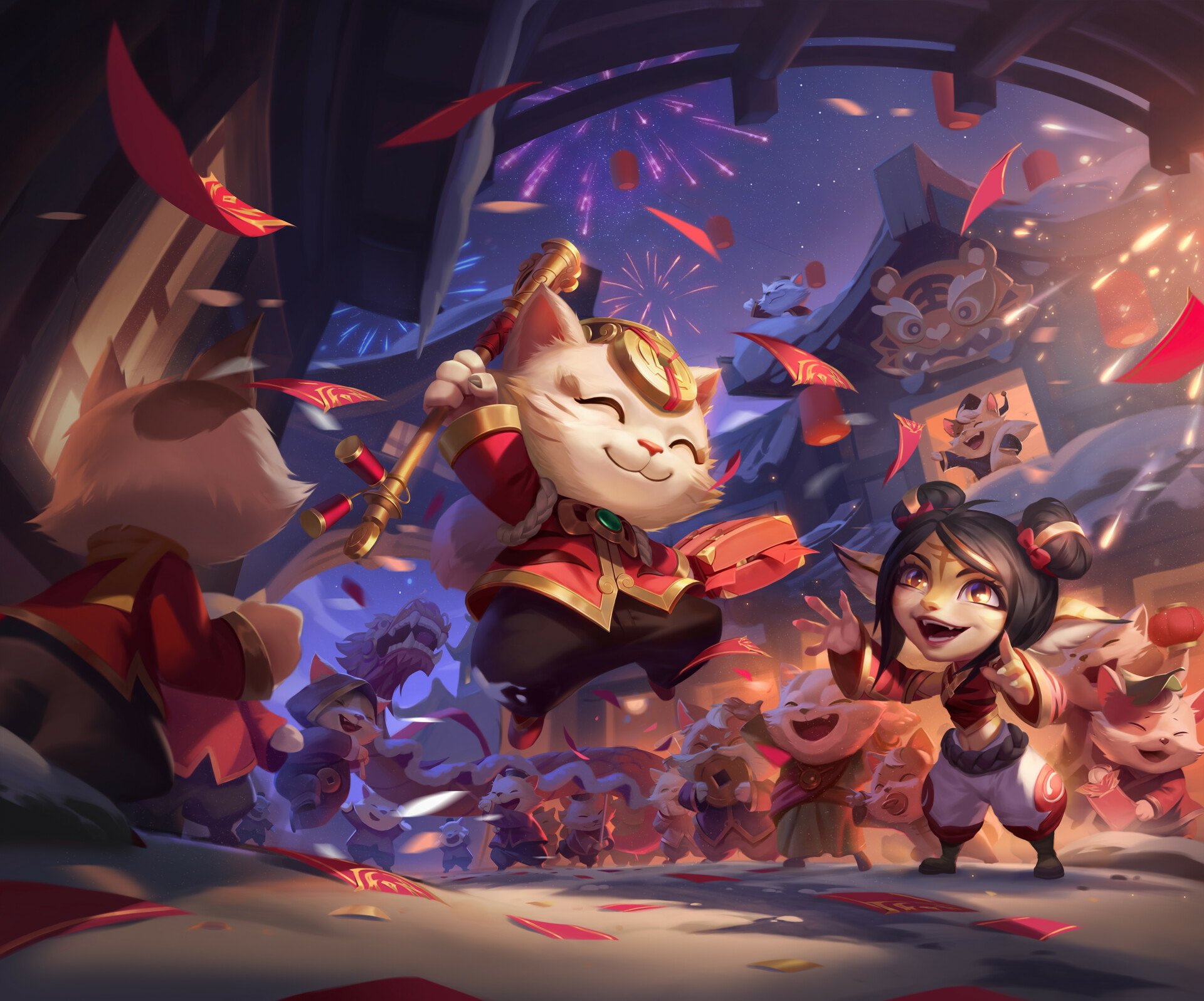 Download Video Game League Of Legends: Wild Rift HD Wallpaper by Lion song