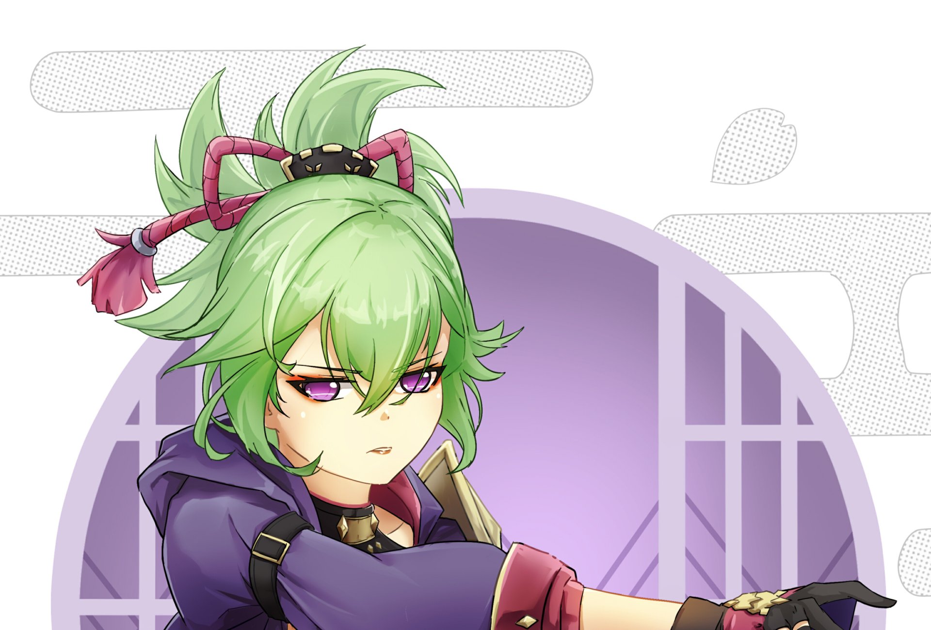 Download Kuki Shinobu Video Game Genshin Impact HD Wallpaper by jekz_