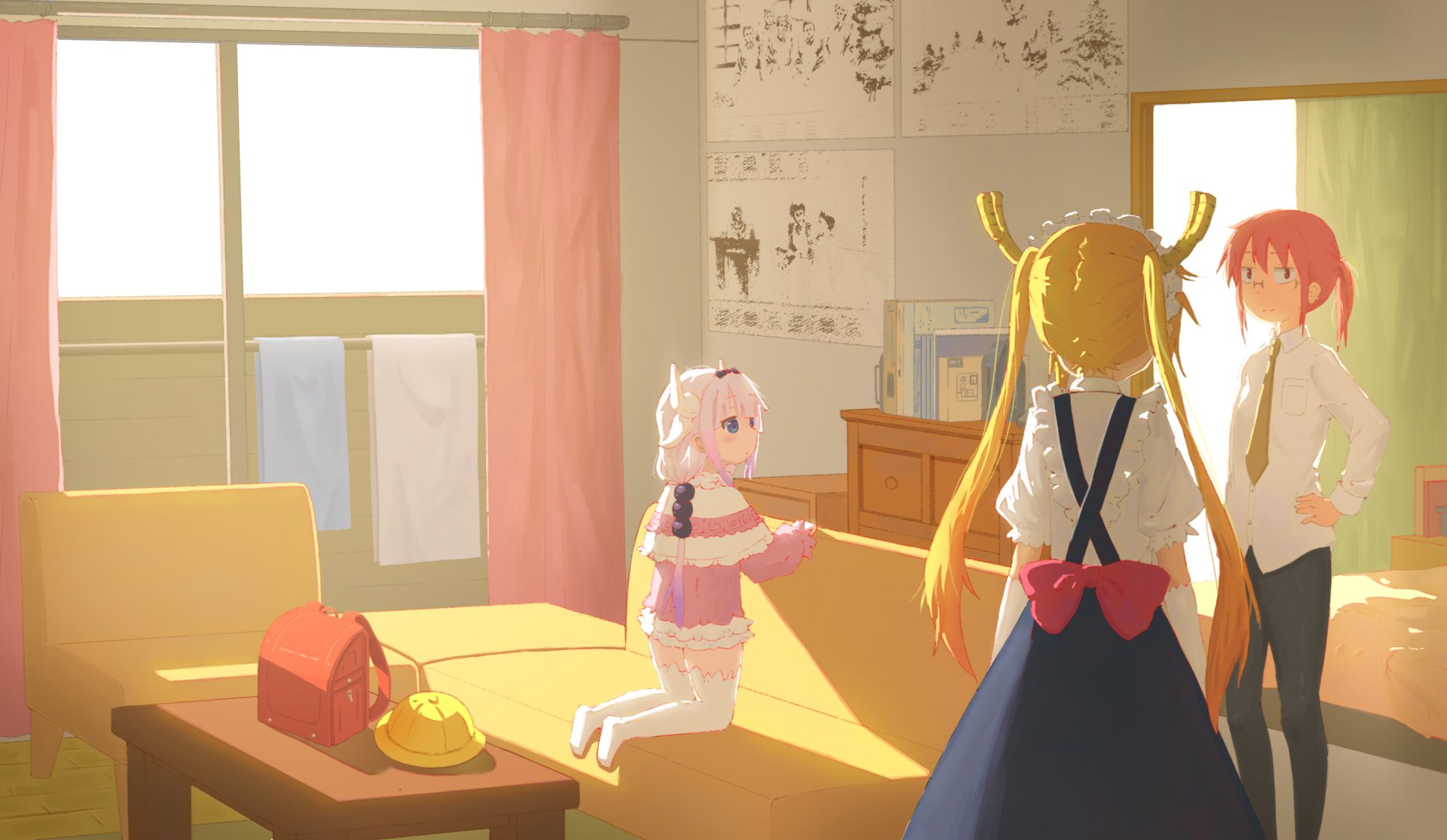 Download Anime Miss Kobayashi's Dragon Maid HD Wallpaper by A同学的手绘笔生病了