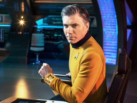 Christopher Pike Anson Mount TV Show Star Trek: Strange New Worlds HD Desktop Wallpaper | Background Image