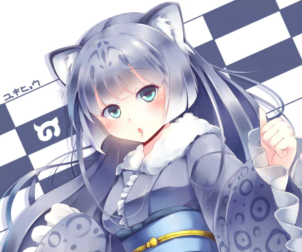 Snow Leopard (Kemono Friends) Anime Kemono Friends HD Desktop Wallpaper | Background Image
