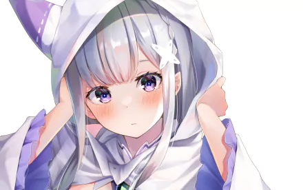 Emilia (Re:ZERO) Anime Re:Zero - Starting Life in Another World HD Desktop Wallpaper | Background Image