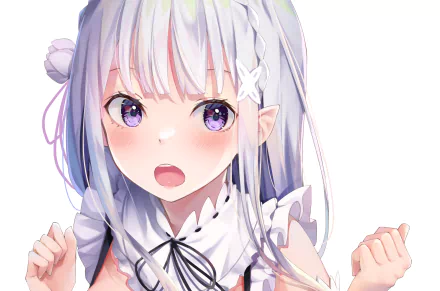 Emilia (Re:ZERO) Anime Re:Zero - Starting Life in Another World HD Desktop Wallpaper | Background Image