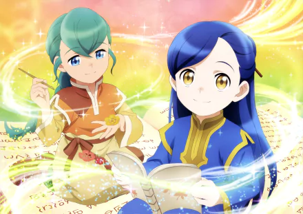 Myne (Ascendance of a Bookworm) Turi (Ascendance of a Bookworm) Anime Ascendance of a Bookworm HD Desktop Wallpaper | Background Image