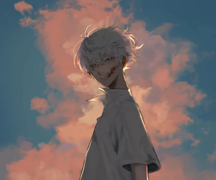Kaworu Nagisa Anime Neon Genesis Evangelion HD Desktop Wallpaper | Background Image
