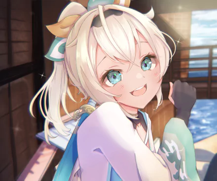 hololive Kazama Iroha Anime Virtual Youtuber HD Desktop Wallpaper | Background Image