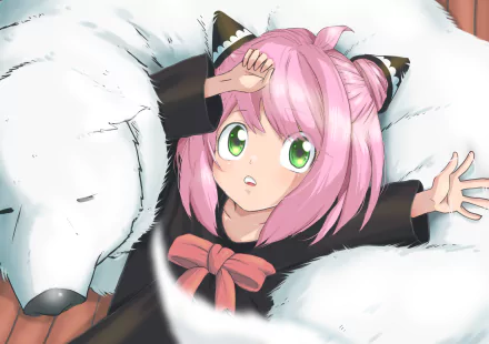 Bond (Spy x Family) Anya Forger Anime Spy x Family HD Desktop Wallpaper | Background Image