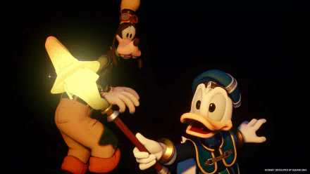 Donald Duck Goofy video game Kingdom Hearts IV HD Desktop Wallpaper | Background Image