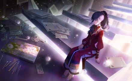 Asahina Mafuyu video game Project Sekai: Colorful Stage! feat. Hatsune Miku HD Desktop Wallpaper | Background Image