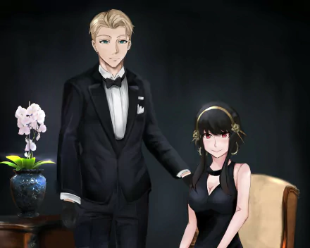 Yor Forger Loid Forger Anime Spy x Family HD Desktop Wallpaper | Background Image