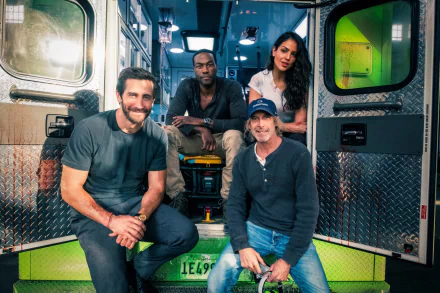 michael bay Eiza Gonzalez Yahya Abdul-Mateen II Jake Gyllenhaal movie Ambulance (Movie) HD Desktop Wallpaper | Background Image
