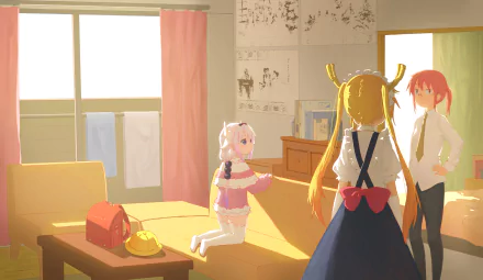 Anime Miss Kobayashi's Dragon Maid HD Desktop Wallpaper | Background Image