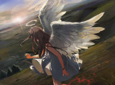 Anime angel anime angel HD Desktop Wallpaper | Background Image