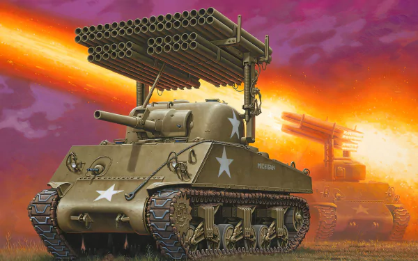 rocket launcher military M4 Sherman HD Desktop Wallpaper | Background Image