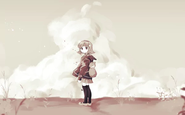 little girl Nanami Chiaki video game Danganronpa 2: Goodbye Despair HD Desktop Wallpaper | Background Image