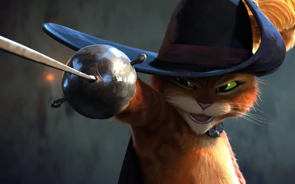 Puss in Boots movie Puss in Boots: The Last Wish HD Desktop Wallpaper | Background Image