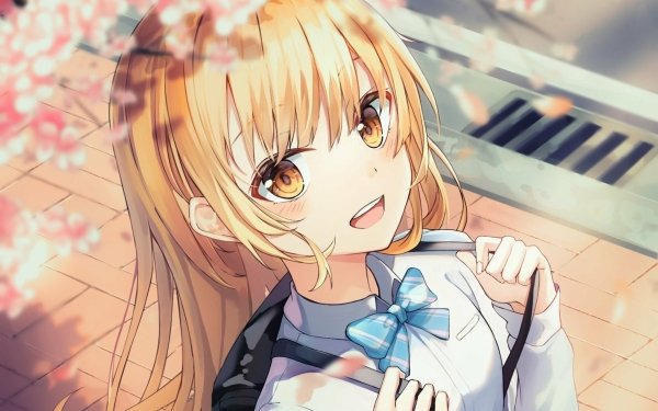 Anime Girl Blonde HD Wallpaper | Background Image