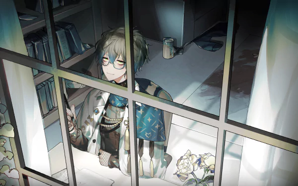 Luxiem Nijisanji Ike Eveland Anime Virtual Youtuber HD Desktop Wallpaper | Background Image