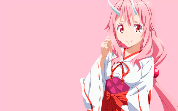 minimalist Shuna (That Time I Got Reincarnated as a Slime) Anime That Time I Got Reincarnated as a Slime minimalist anime HD Desktop Wallpaper | Background Image