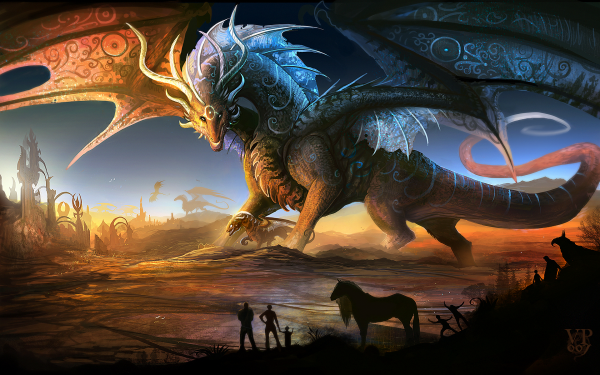 Fantasy Dragon Magic HD Wallpaper | Background Image