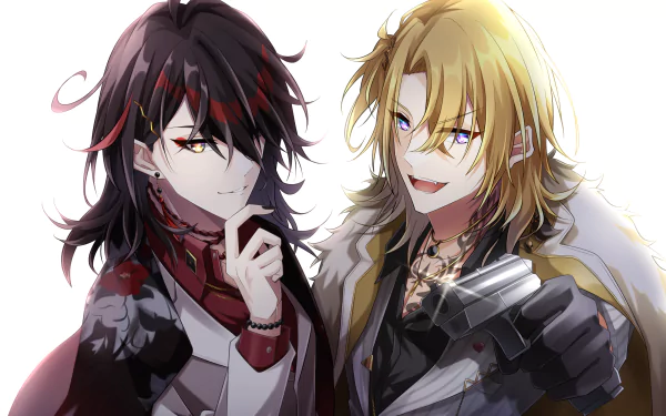 Luxiem Nijisanji Vox Akuma Luca Kaneshiro Anime Virtual Youtuber HD Desktop Wallpaper | Background Image